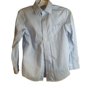 EUC Cat & Jack Boys Blue Button Down Shirt Medium (8/10)